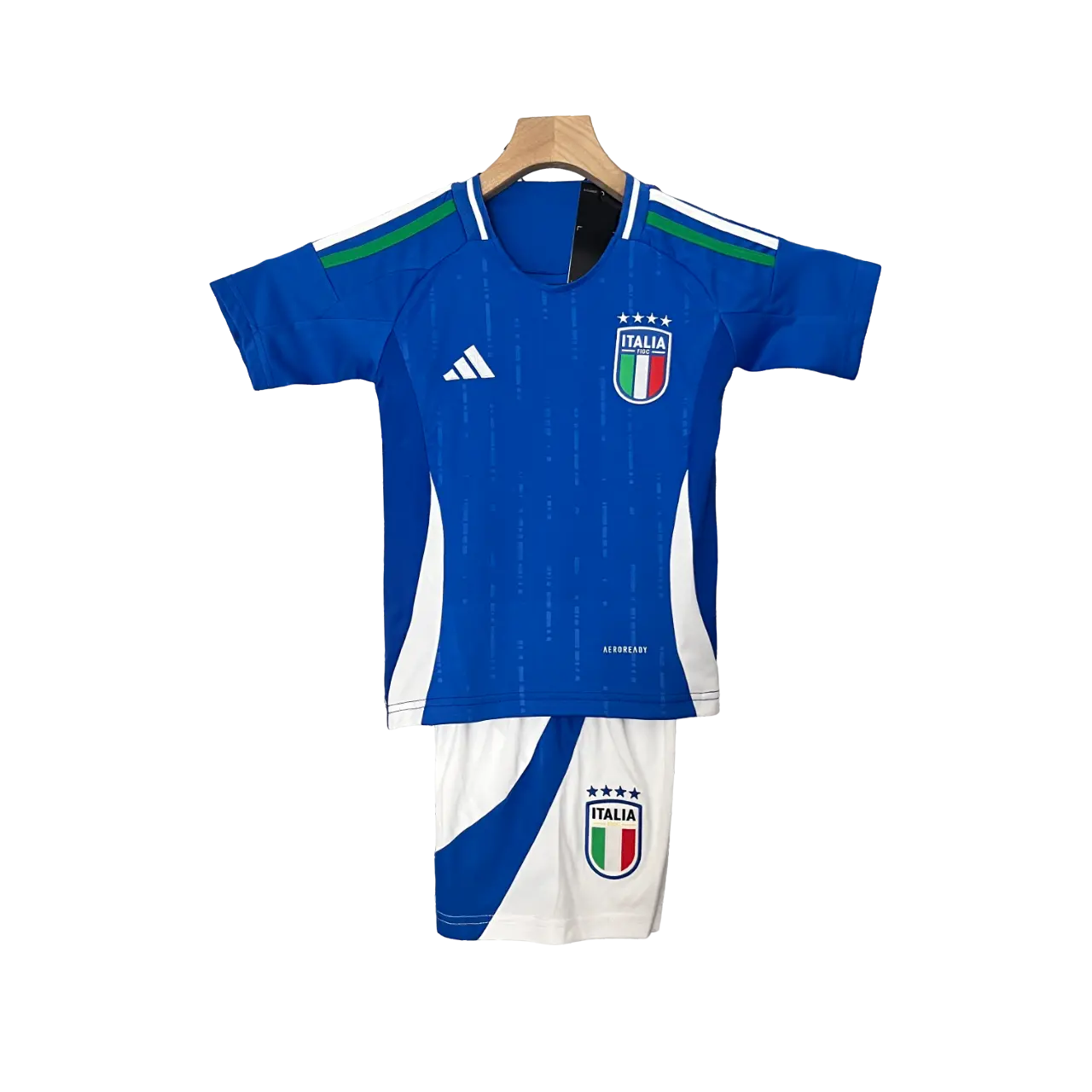 Italy 2024 Kids' Stylish Home Premium Football Jersey - A Trendy Choice for Young Fans