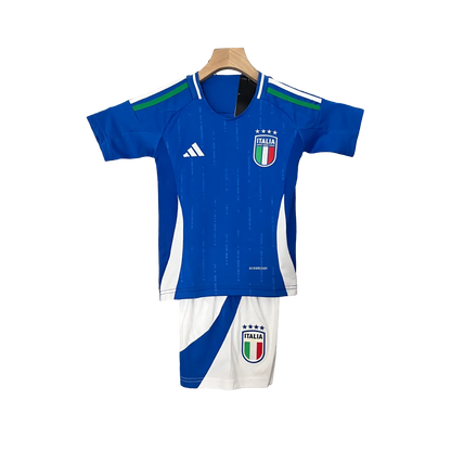 Italy 2024 Kids' Stylish Home Premium Football Jersey - A Trendy Choice for Young Fans