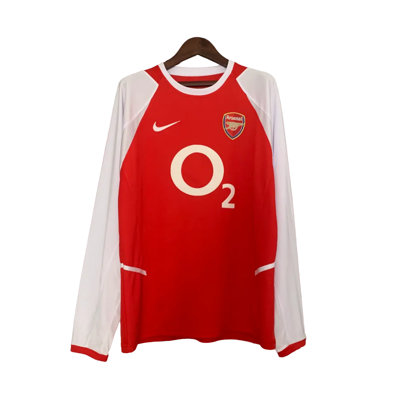 Arsenal Retro 02/04 Long Sleeve Home Classic Football Jersey