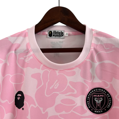 Inter Miami 2023 - 2024 Premium Bape Pink Football Jersey SuperjerseysTK