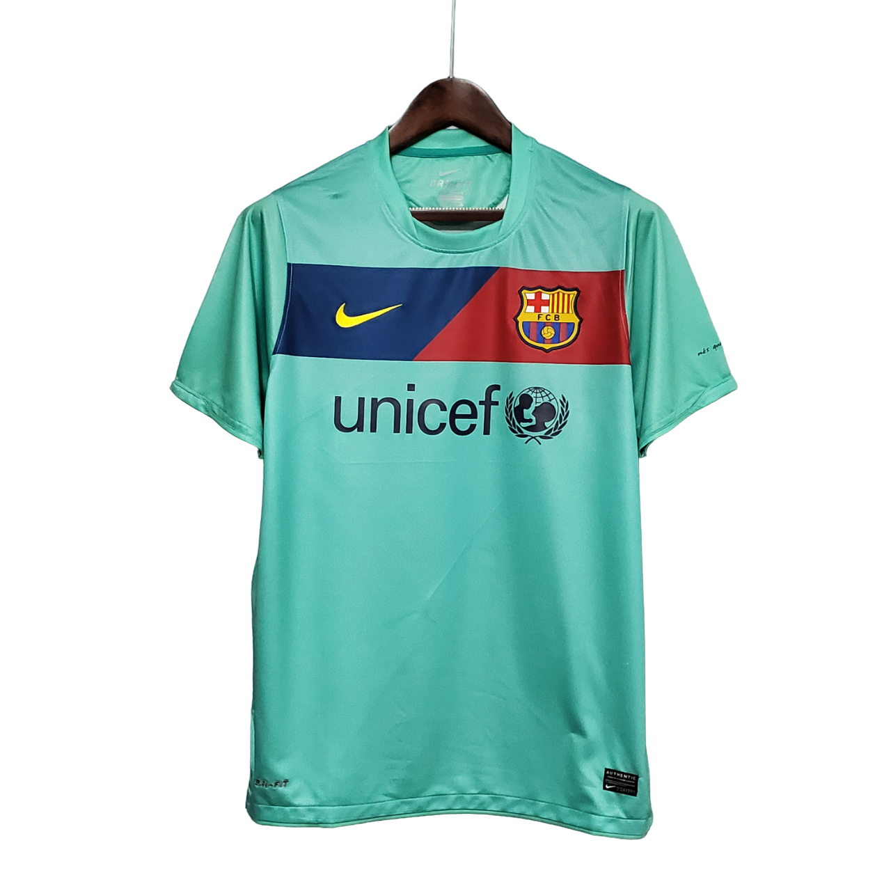 Retro Barcelona 2010 - 2011 Premium Away Football Jersey, unicef