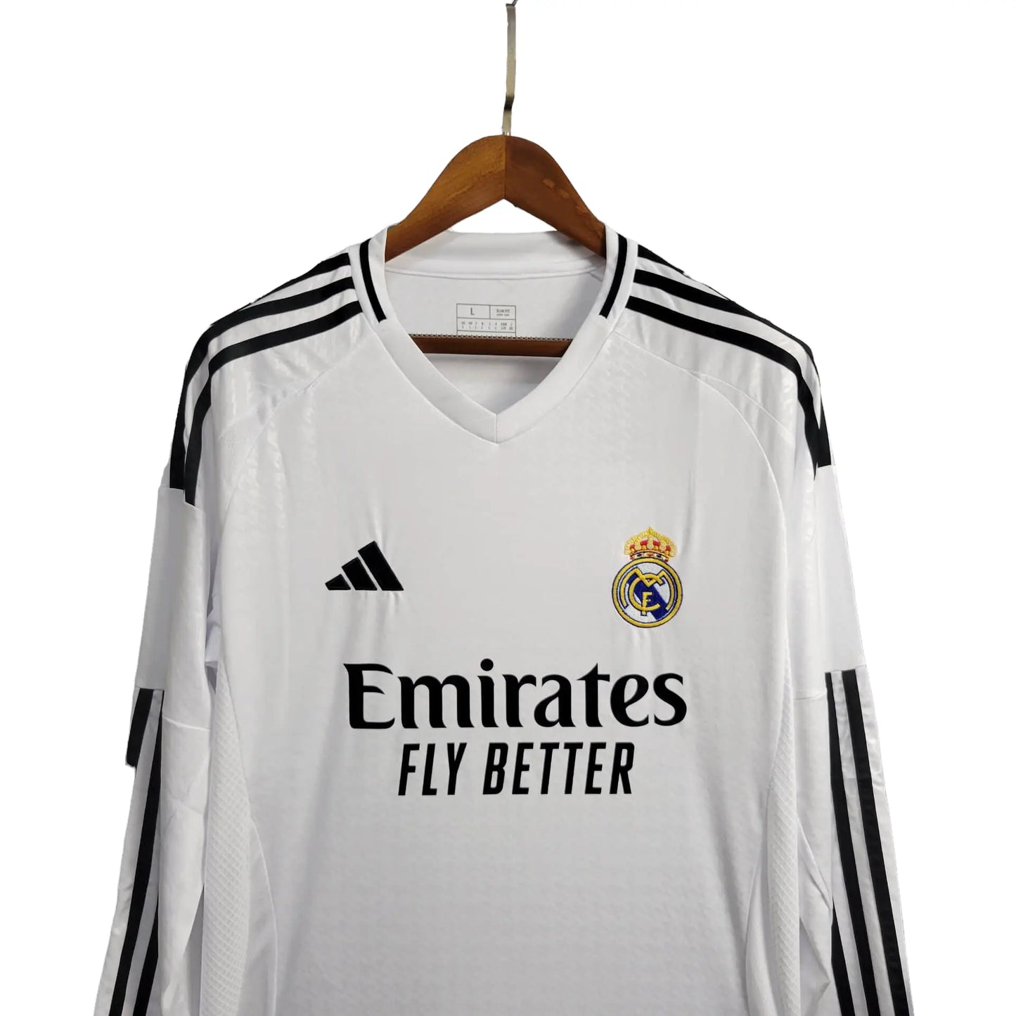 Real Madrid 24/25 Home Long Sleeve Premium Football Jersey SuperJerseysTK