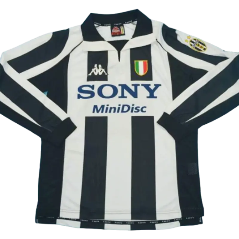 Juventus Long Sleeve Retro 1997/98 Home Football Jersey SuperJerseysTK