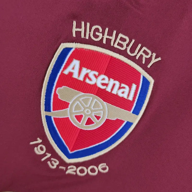 England Arsenal Retro 05/06 Long Sleeve Home Football Jersey SuperJerseysTK