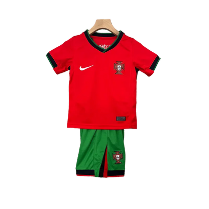 Portugal 2024 Kids' Iconic Home Premium Football Jersey - A Classic for Young Fans