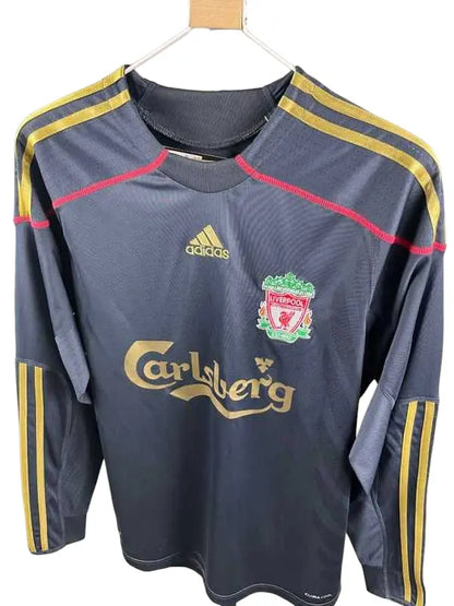 Liverpool Retro Long Sleeve 09/10 Away Football Jersey SuperJerseysTK