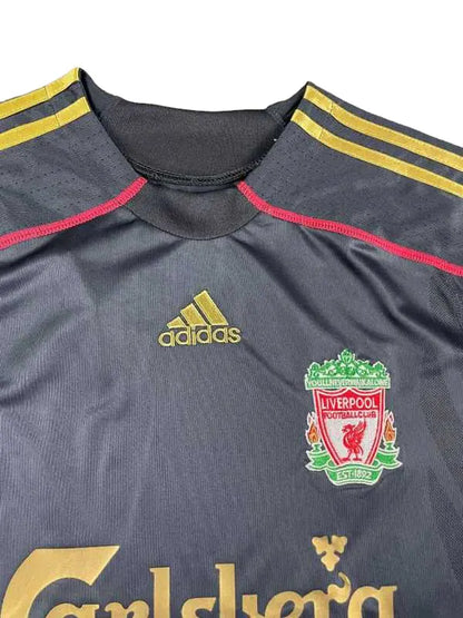 Liverpool Retro Long Sleeve 09/10 Away Football Jersey SuperJerseysTK