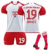 XNB 2023-2024 Bayern Munich Home Jersey #10 Sane Sportswear Soccer Jersey Activewear Set SuperJerseysTK