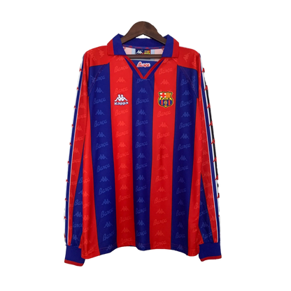 Barcelona Retro Long Sleeve 96/97 Home Classic Football Jersey