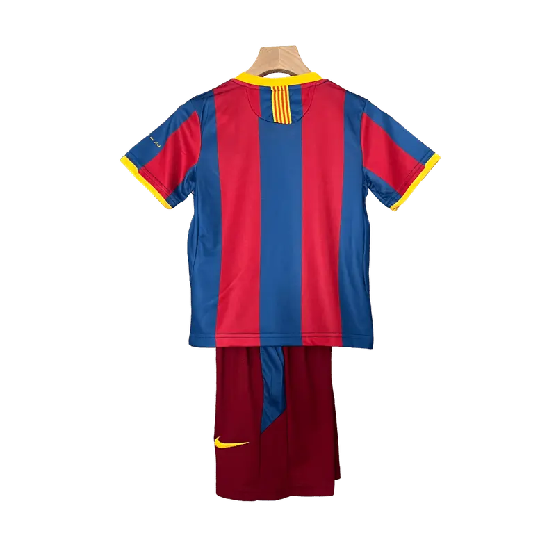 Spain 2010/11 Barcelona Kids' Iconic Home Premium Football Jersey - A Classic for Young Fans SuperJerseysTK