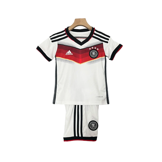 Germany 2014 Kids' Iconic Home Premium Football Jersey - A Classic for Young Fans