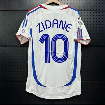 2006 World Cup France Zidane No.10 HomeShort Sleeve Soccer Jersey SuperJerseysTK