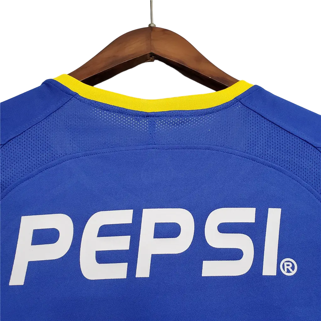 Boca Juniors Retro 03/04 Long Sleeve Premium Home Classic Football Jersey SuperJerseysTK