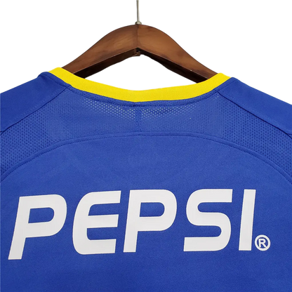 Boca Juniors Retro 03/04 Long Sleeve Premium Home Classic Football Jersey SuperJerseysTK