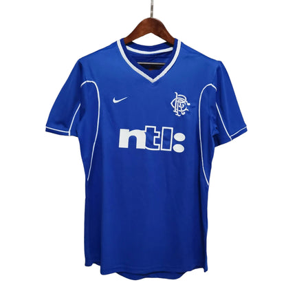 Rangers Retro 1999 - 2001 Premium Home Football Jersey£¬ ntl