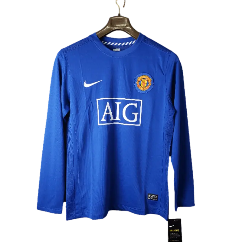 England Manchester United Retro  Long Sleeve SuperJerseysTK