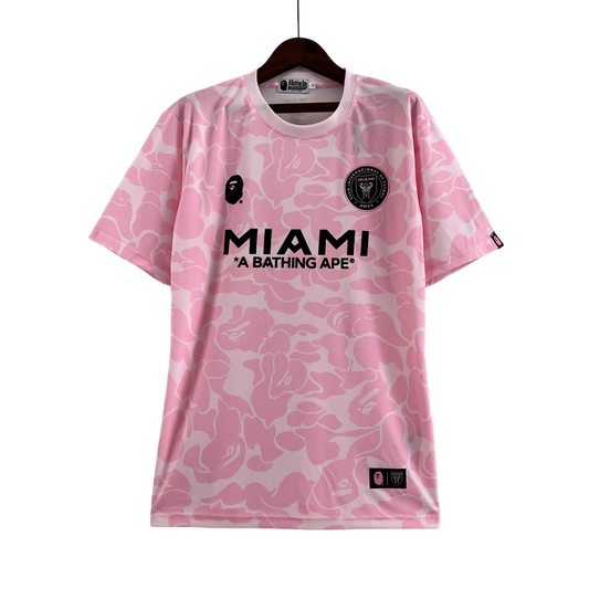 Inter Miami 2023 - 2024 Premium Bape Pink Football Jersey