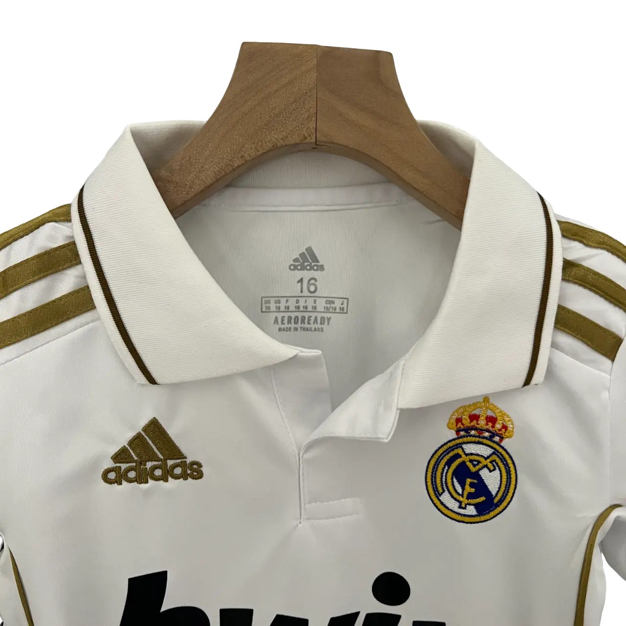 Spain 2011/12 Real Madrid Kids' Iconic Home Premium Football Jersey - A Classic for Young Fans SuperJerseysTK