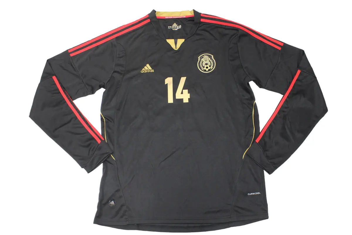 Mexico Retro 2011 Long Sleeve Away Football Jersey SuperJerseysTK