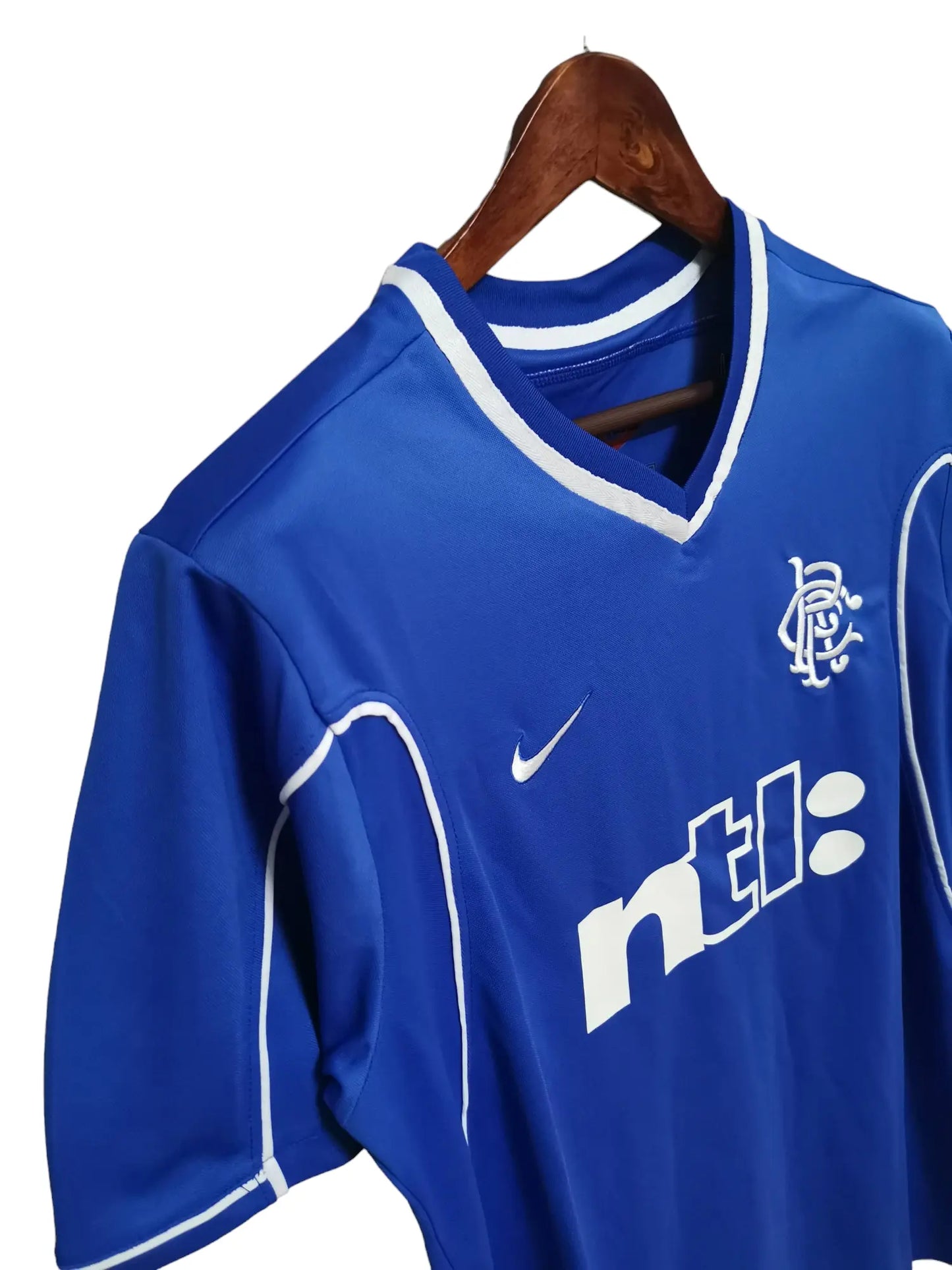 Rangers Retro 1999 - 2001 Premium Home Football Jersey£¬ ntl SuperjerseysTK