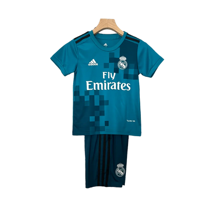 Spain 2017/18 Real Madrid Kids' Third Away Football Jersey - A Stylish Delight for Young Fans