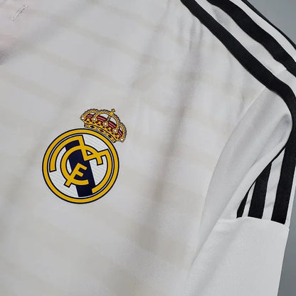 Real Madrid Retro Long Sleeve 2014/15 Home Classic Football Jersey SuperJerseysTK