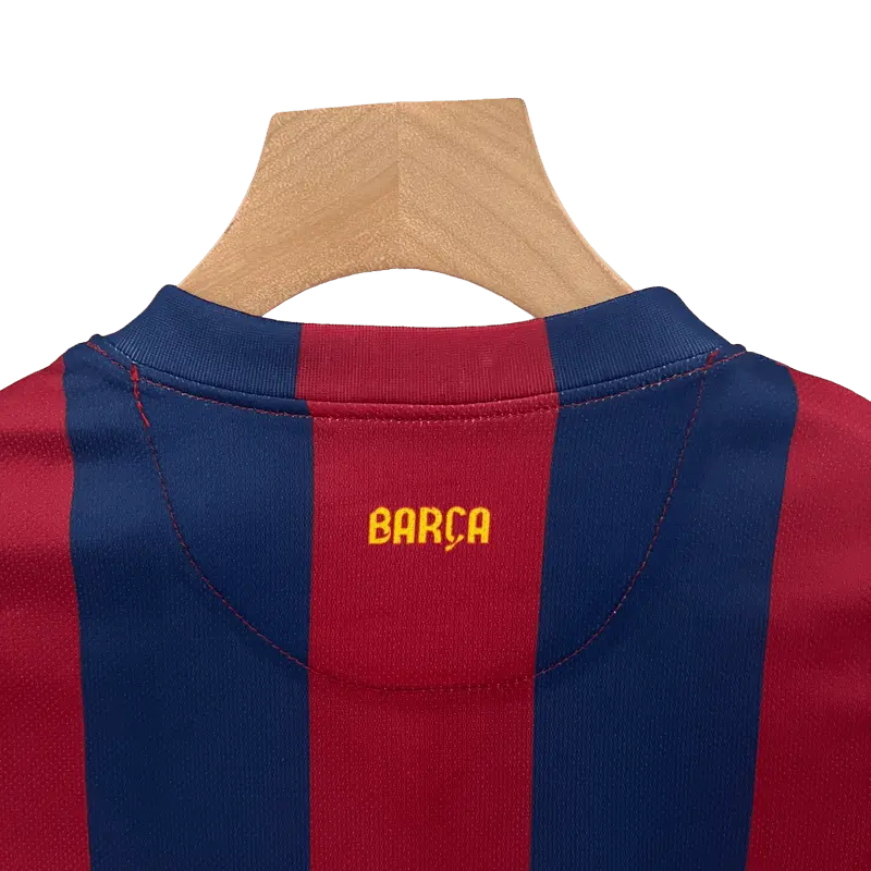 Spain Barcelona 2014/15 Kids' Iconic Home Premium Football Jersey - A Classic for Young Fans SuperJerseysTK