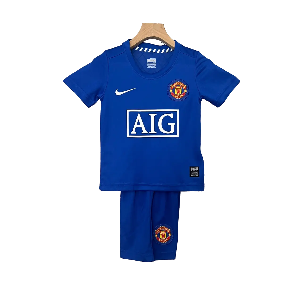 UK 2008 - 2009 Manchester United Kids' Retro Third Away Premium Football Jersey - A Stylish Tribute to Red Devils' Glory