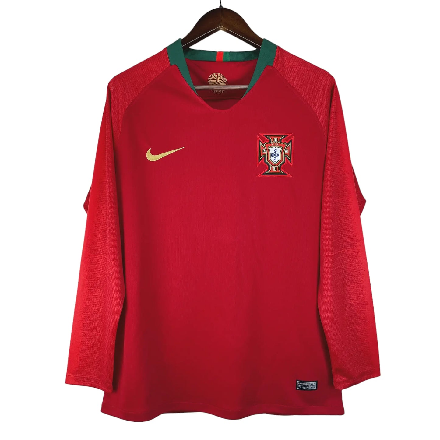 Portugal Retro Long Sleeve 2018 Home stylish Football Jersey