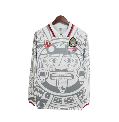 Mexico Retro Long Sleeve 1998 Away Football Jersey