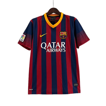 Retro Barcelona 2013 - 2014 Premium Home Football Jersey, unicef