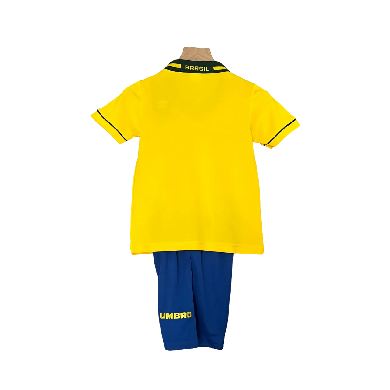 Brazil 1993/94 Kids' Classic Home Premium Football Jersey - A Nostalgic Gem for Young Fans SuperJerseysTK