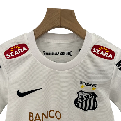 Santos 2011/12 Kids' Home Football Jersey - A Must-Have for Young Fans SuperJerseysTK