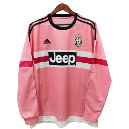 Exquisite Juventus Long Sleeve Retro 2015/16 Away Football Jersey