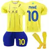 XNB 2023-2024 Al-Nassr FC Home Jersey #10 Mane Sportswear Soccer Jersey Activewear Set SuperJerseysTK