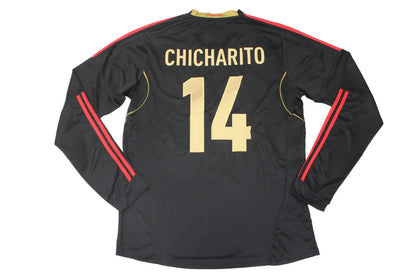 Mexico Retro 2011 Long Sleeve Away Football Jersey SuperJerseysTK