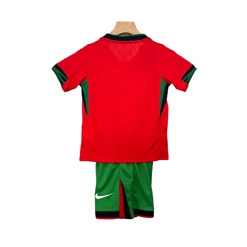 Portugal 2024 Kids' Iconic Home Premium Football Jersey - A Classic for Young Fans SuperJerseysTK