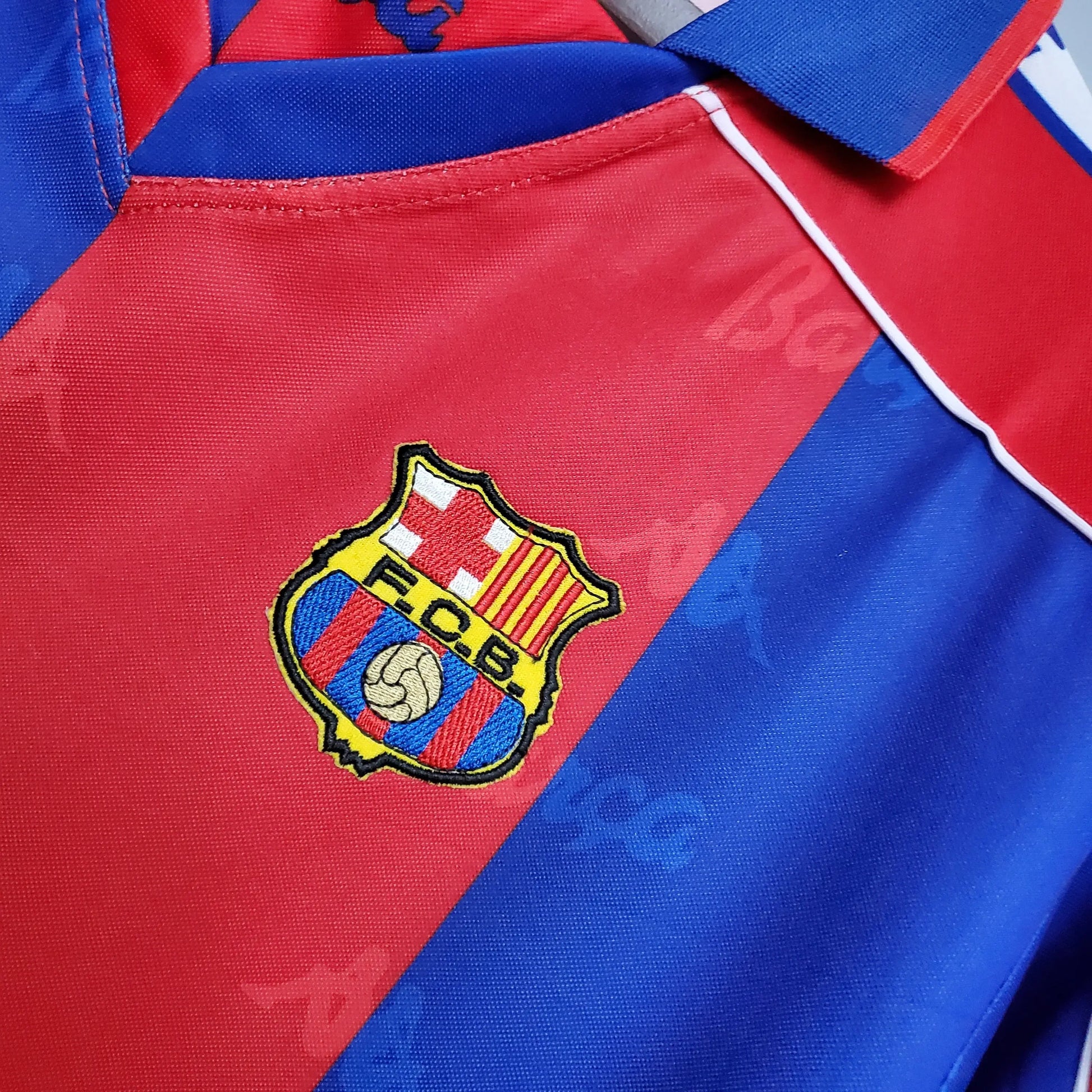 Barcelona Retro 1992 - 1995 Premium Home Football Jersey, FCB SuperjerseysTK