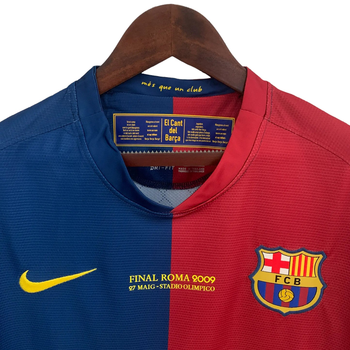 Barcelona Retro 08/09 Long Sleeve Home Football Jersey SuperJerseysTK