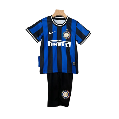 Italy Inter Milan 2009/10 Kids' Iconic Home Premium Football Jersey - A Timeless Treasure for Young Fans