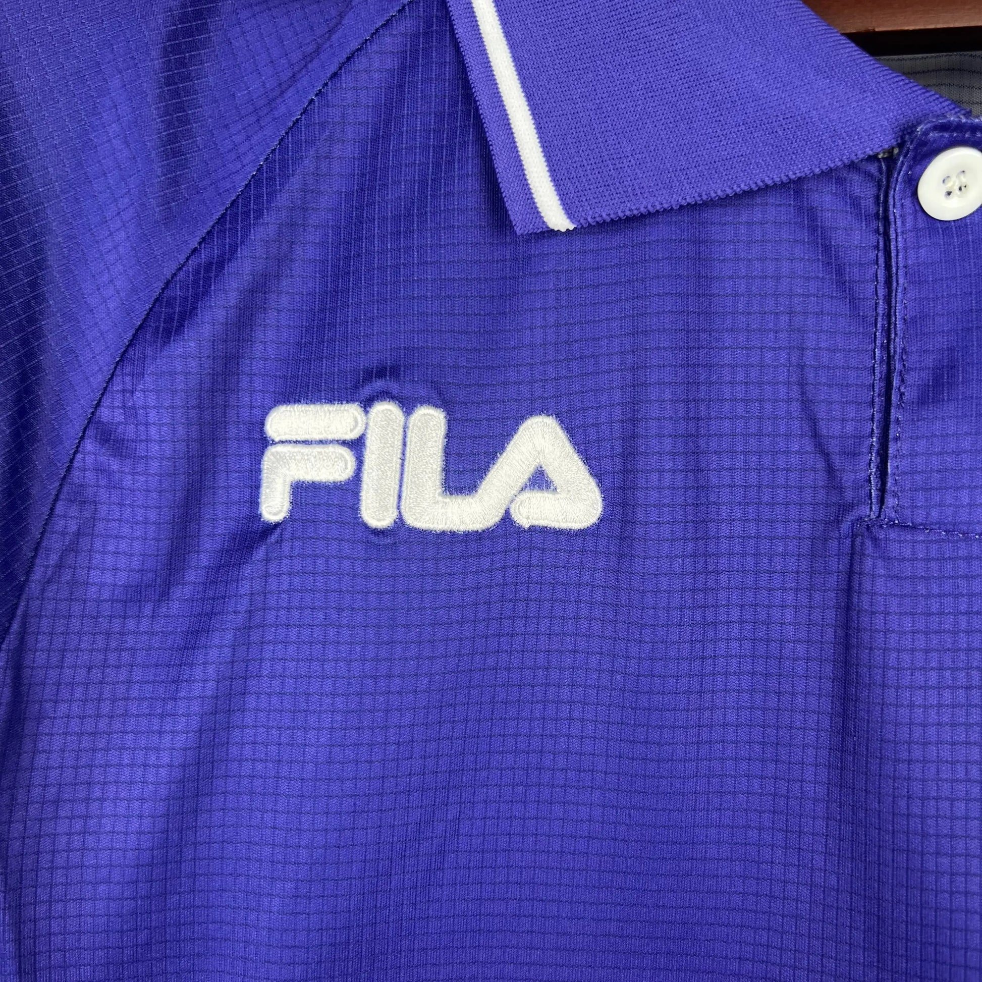 Fiorentina Retro Long Sleeve 1998 Home Classic Football Jersey SuperJerseysTK