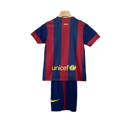 Spain Barcelona 2014/15 Kids' Iconic Home Premium Football Jersey - A Classic for Young Fans SuperJerseysTK