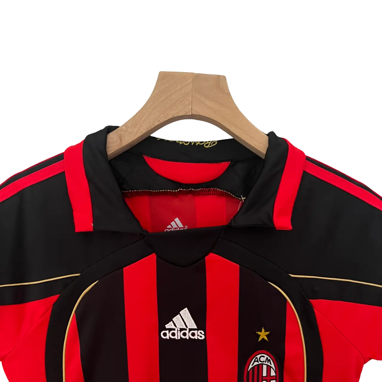 Italy 2006/07 AC Milan Kids'Home Premium Football Jersey - A Timeless Classic for Young Fans SuperJerseysTK