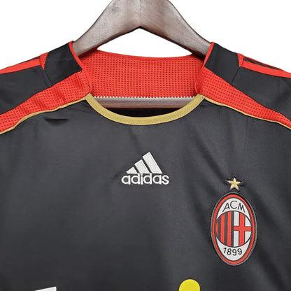 AC Milan Retro 2006 - 2007 Premium Third Black Football Jersey, bwin SuperJerseysTK