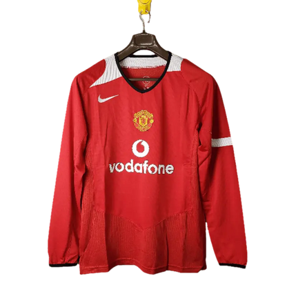 Manchester United 2005 Retro Home stylish Football Jersey SuperJerseysTK