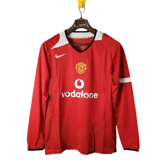 Manchester United 2005 Retro Home stylish Football Jersey SuperJerseysTK