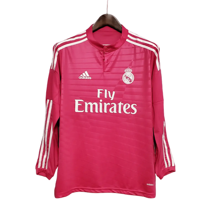 Real Madrid Retro Long Sleeve 2014/15 Away stylish Football Jersey