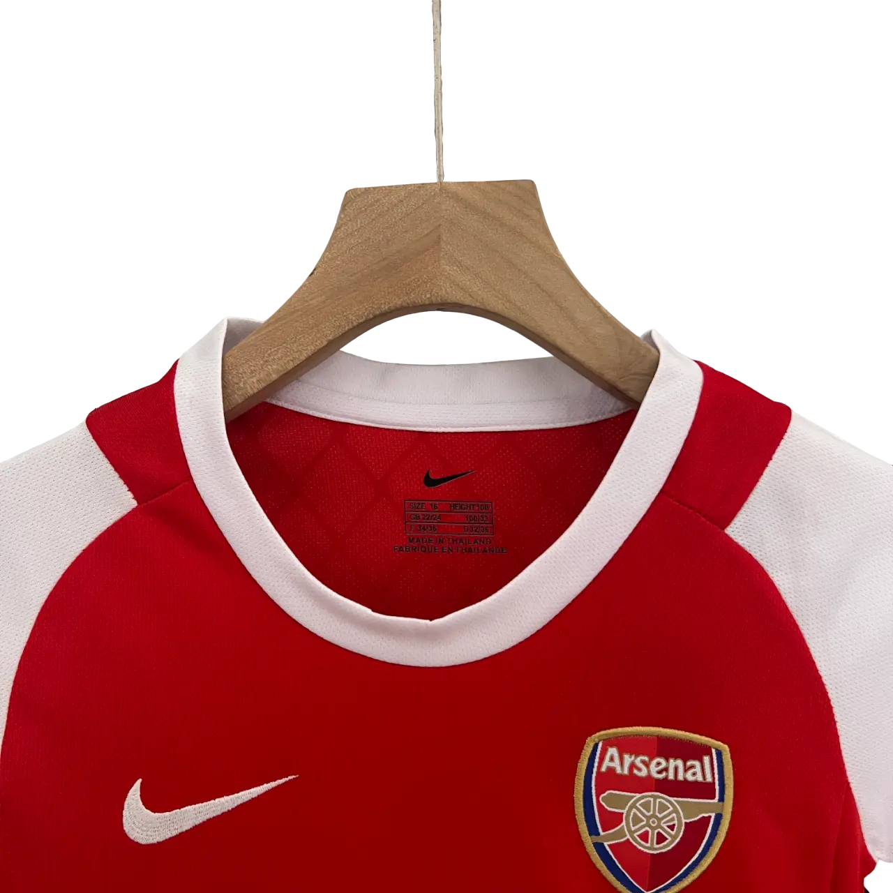 England Arsenal 2002/04 Kids' Classic Home Premium Football Jersey - A Nostalgic Choice for Young Fans SuperJerseysTK