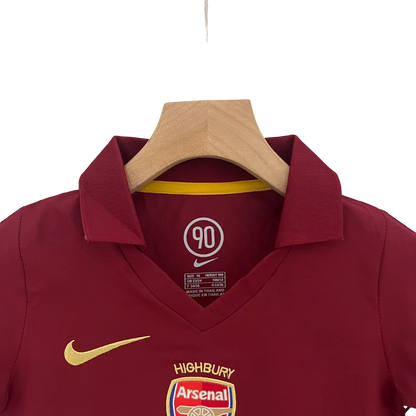 UK 2005 - 2006 Arsenal Kids' Retro Home Premium Football Jersey - A Classic for Young Gunners Enthusiasts SuperJerseysTK