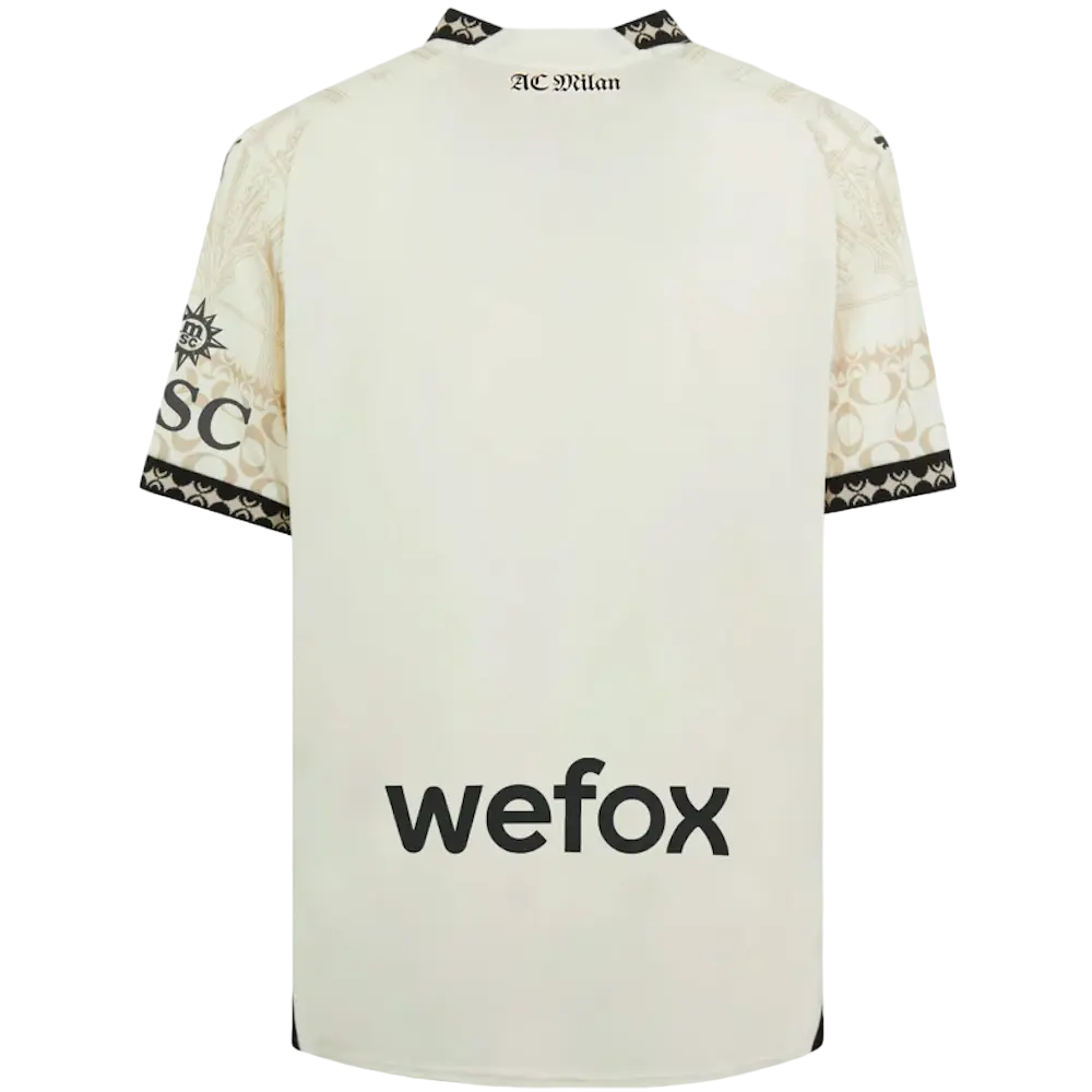 AC Milan x Pleasures 23/24 Premium Light Football Jersey,Wefox SuperjerseysTK